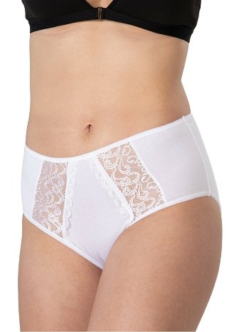 Modal Pamuk Dantelli Yüksek Bel Bato Külot Emay 1445