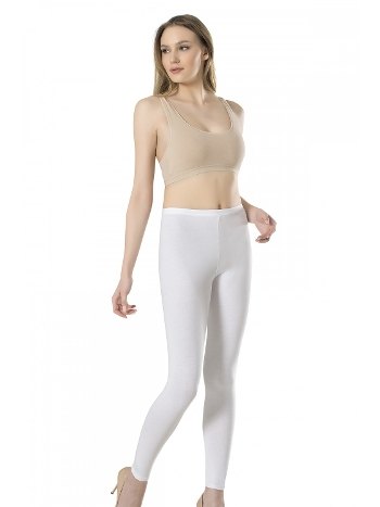 Yüksek Bel Esnek Modal Uzun Tayt Fabony 1030