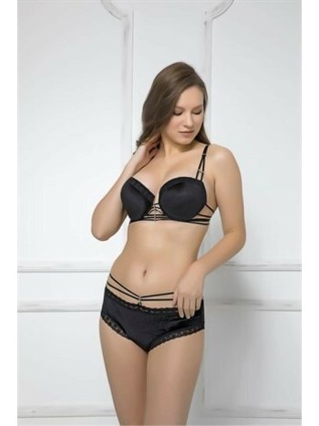 Destekli Kadife Sütyen Külot Takımı Moonlight 284