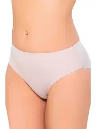 Yüksek Pamuk Oranı Lazer Kesim Slip Külot Emay 2803