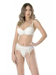 Yumuşak Jartiyer Kemeri String Takım Fabony 4010