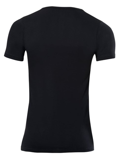 Pamuklu V Yaka Kısa Kol Atlet Anıt 1173 - Siyah