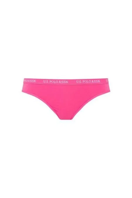 Yüksek Pamuk Oranı Dikişsiz Slip Külot US Polo 66119 - Mint-Pembe-Gri