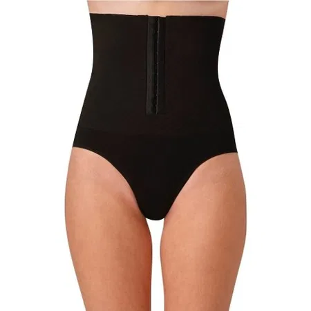 Agraflı Yüksek Bel Slip Korse Kadın Form Angel 5521 - Siyah