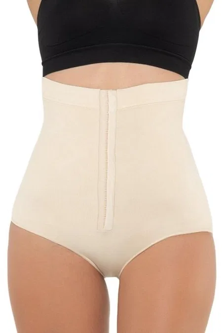 Agraflı Yüksek Bel Slip Korse Kadın Form Angel 5521 - Ten