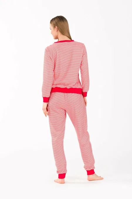 Yeni İnci Pamuklu Uzun Kollu Pijama Takımı Yeni İnci 1737 - Görsel 2