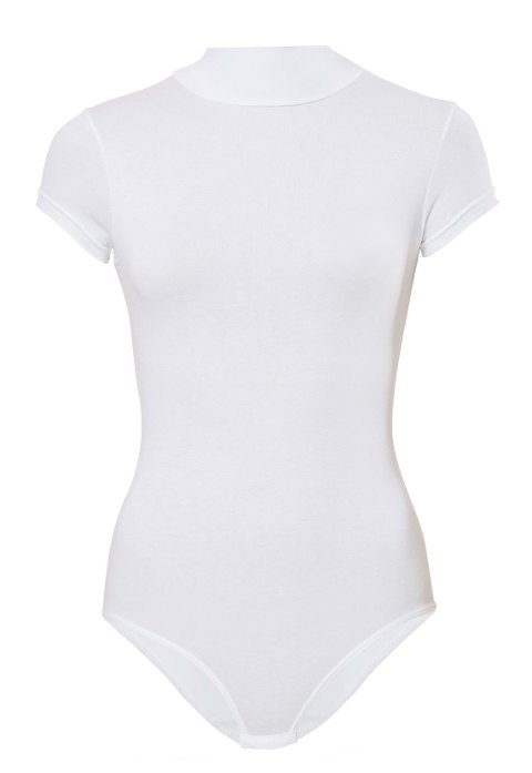 Pamuklu Esnek Tek Parça Body Anıt 4056 - Beyaz