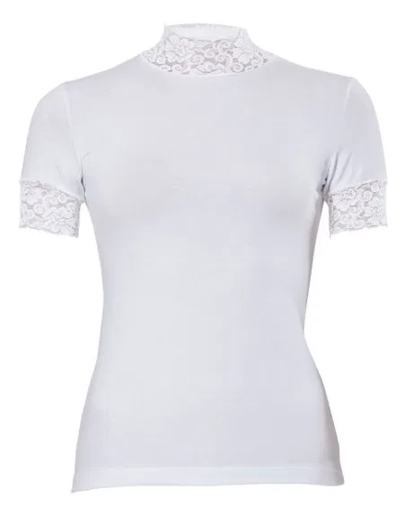 Dantelli Tek Parça Body Anıt 2180 - Beyaz