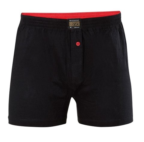 Pamuklu Esnek Bel Lastiği Erkek Boxer Anıt 1146 - Siyah