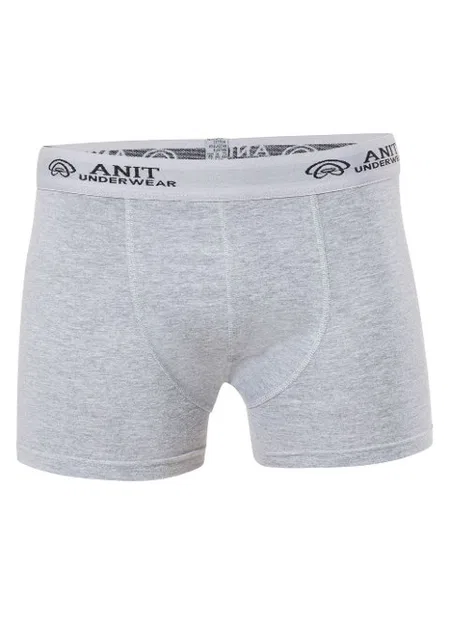 Pamuklu Esnek Bel Licralı Erkek Boxer Anıt 1115 - Gri