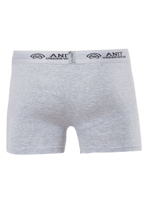 Pamuklu Esnek Bel Licralı Erkek Boxer Anıt 1115 - Gri