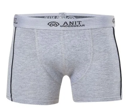 Pamuklu Elastan Esnek Bel Boxer Anıt 1120 - Gri
