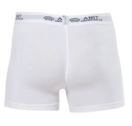 Pamuklu Elastan Esnek Bel Boxer Anıt 1120 - Beyaz