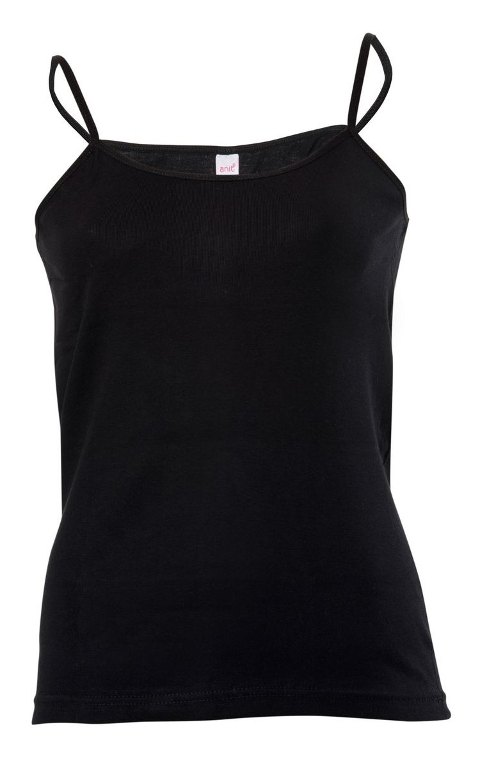 Pamuklu Nefes Alan Asimetrik Askılı Kadın Atlet Anıt 2101 - Siyah