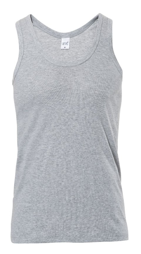 Ribana Pamuklu Askılı Erkek Atlet Anıt 1104 - Gri