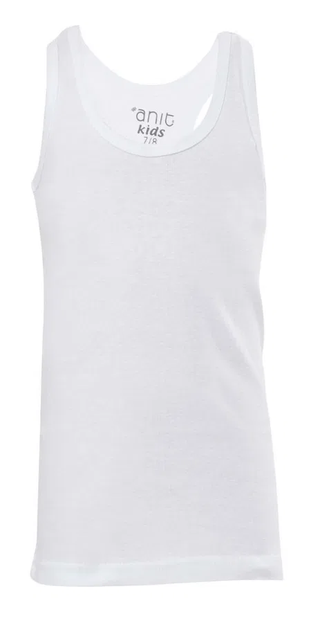 Pamuklu Rahat Kesim Erkek Çocuk Atlet Anıt 4706 - Beyaz