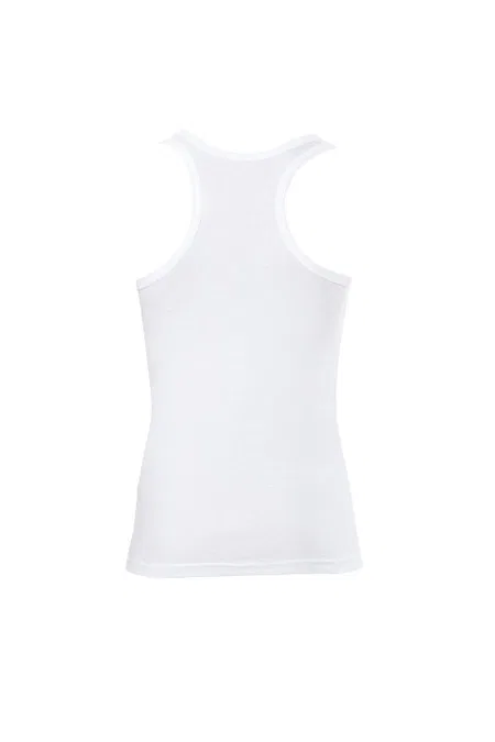 Ribana Kesim Pamuklu Erkek Atlet Anıt 1106 - Beyaz