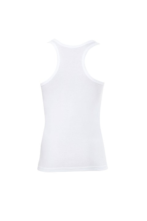 Ribana Kesim Pamuklu Erkek Atlet Anıt 1106 - Beyaz