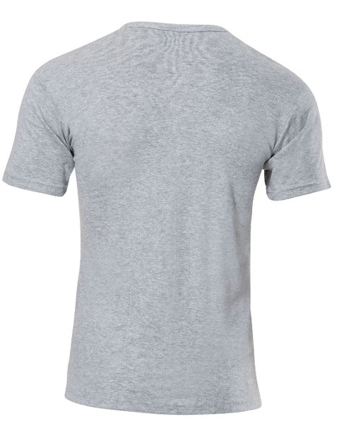 Pamuklu Ribana V Yaka Erkek Atlet Anıt 1109 - Gri