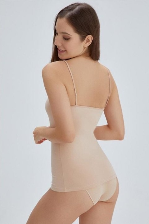 Pamuklu Nefes Alabilen Askılı Atlet 2 Li Eros 600 - Ten