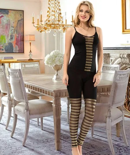 Yüksek Bel Esnek Kadın Tayt Derya 841 - Katalog Rengi