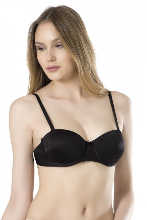 Balenli Dolu Cup Tek Sütyen Fabony 3020 - Siyah