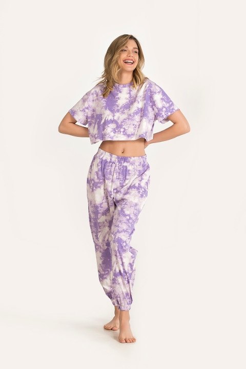 NBB Baskılı Kolsuz Pijama Takımı NBB 67165