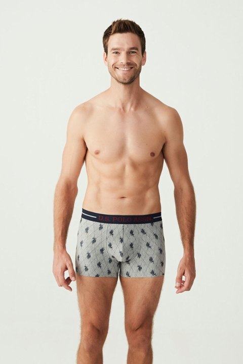 Baskılı Esnek Bel Lastikli 3'lü Boxer U.S. Polo Assn. 80328 - Görsel