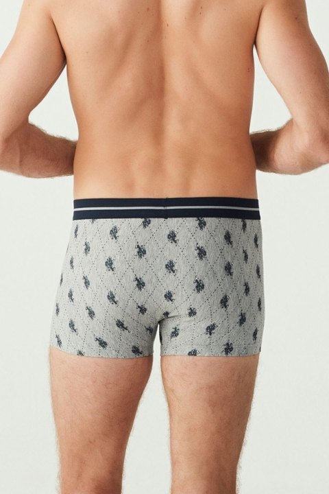 Baskılı Esnek Bel Lastikli 3'lü Boxer U.S. Polo Assn. 80328 - Görsel