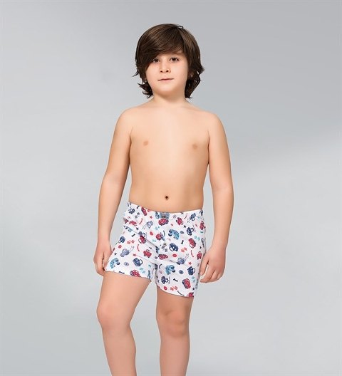 Namaldı Yumuşak Pamuklu Baskılı Boxer Erkek Çocuk Namaldı 300