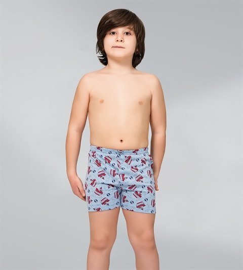 Namaldı Yumuşak Pamuklu Baskılı Boxer Erkek Çocuk Namaldı 300 - Görsel 4