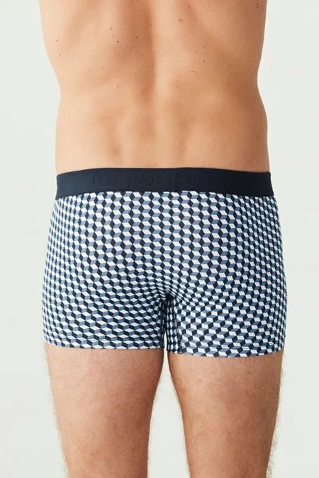 Pamuklu ve Elastan Karışımlı 3'lü Boxer U.S. Polo Assn. 80256 - Görsel