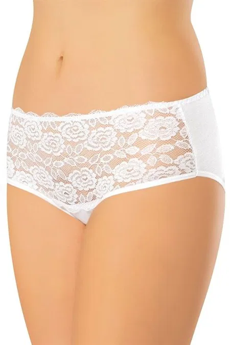Dantelli İp Detaylı String Külot Erdem 2572 - Beyaz