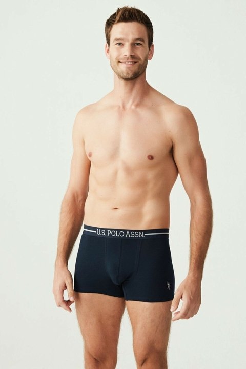 Bel Lastiği Baskılı 3lü Boxer Pamuklu Esnek U.S. Polo Assn. 80306 - Görsel