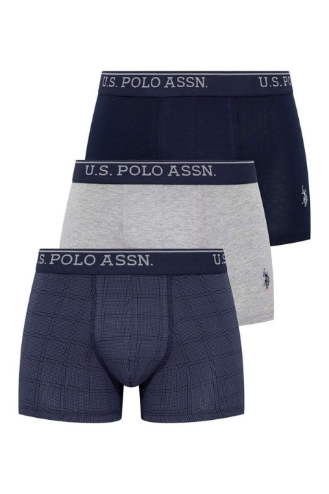 Bel Lastiği Baskılı Pamuklu Kısa Paça Boxer U.S. Polo Assn. 80263 - Görsel