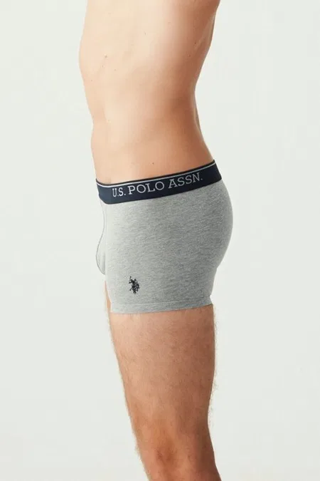 Bel Lastiği Baskılı Pamuklu Kısa Paça Boxer U.S. Polo Assn. 80263 - Görsel