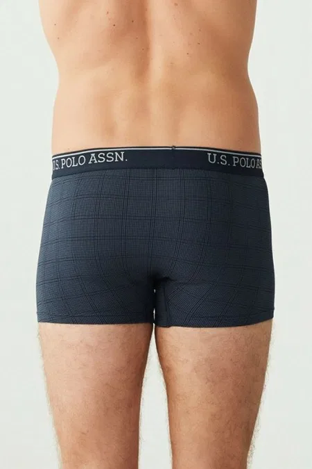 Bel Lastiği Baskılı Pamuklu Kısa Paça Boxer U.S. Polo Assn. 80263 - Görsel