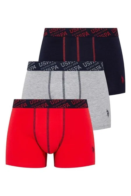 Bel Lastiği Baskılı Biye Detaylı Boxer U.S. Polo Assn. 80336 - Görsel