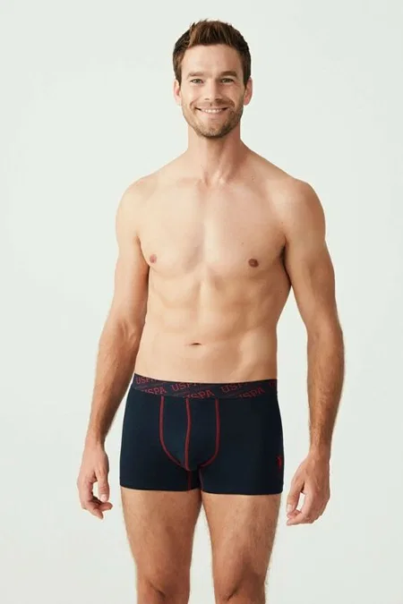 Bel Lastiği Baskılı Biye Detaylı Boxer U.S. Polo Assn. 80336 - Görsel
