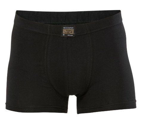 Pamuklu Esnek Bel Boxer Anıt 1271 - Siyah