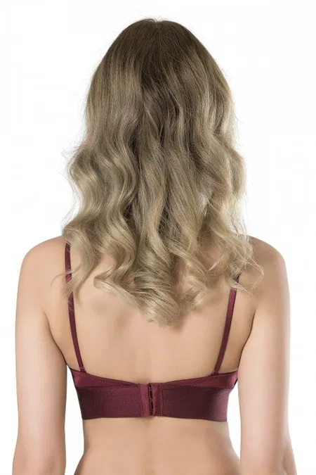 Balenli Dantel Detaylı Bralet Sütyen Fabony 3110 - Bordo