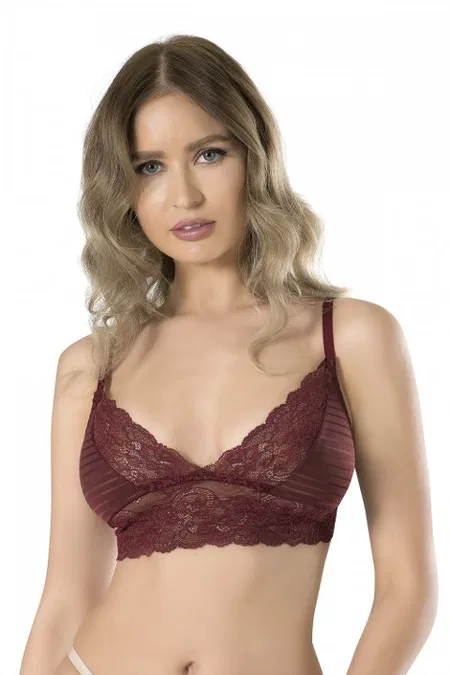 Dantel Detaylı Bralet Sütyen Fabony 3090 - Bordo