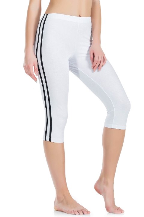 Yüksek Bel Esnek Kapri Tayt Derya 0534 - 2