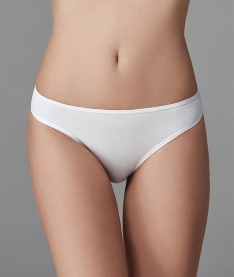 Yüksek Pamuk Oranı Dikişsiz Slip Külot  Eros 720 - Beyaz-Siyah-Ten