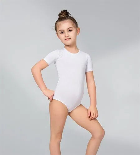 Namaldı Pamuklu Elastan Yarım Kollu Kız Çocuk Body Namaldı 476