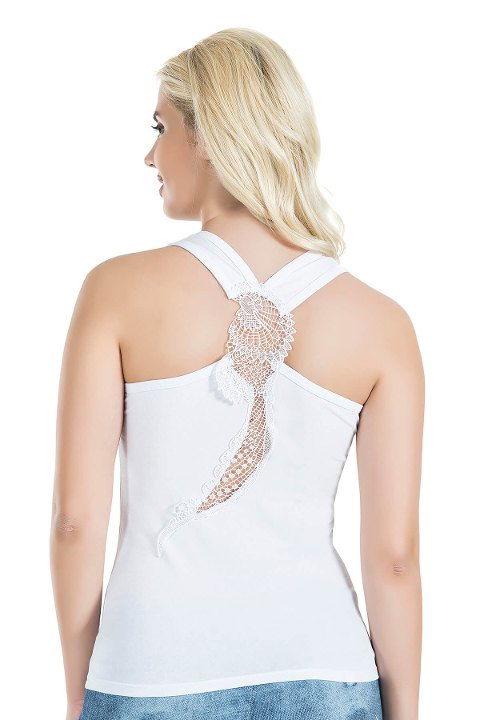 Dekolte Güpür Detaylı Kadın Atlet Derya 172