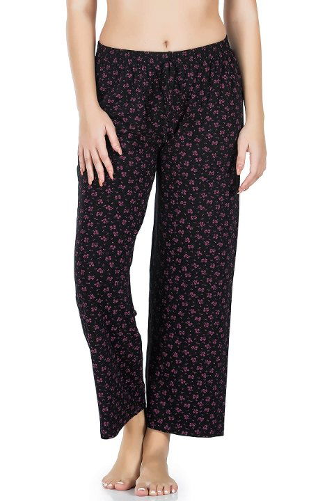 Desenli Geniş Paça Pantolon Derya 025