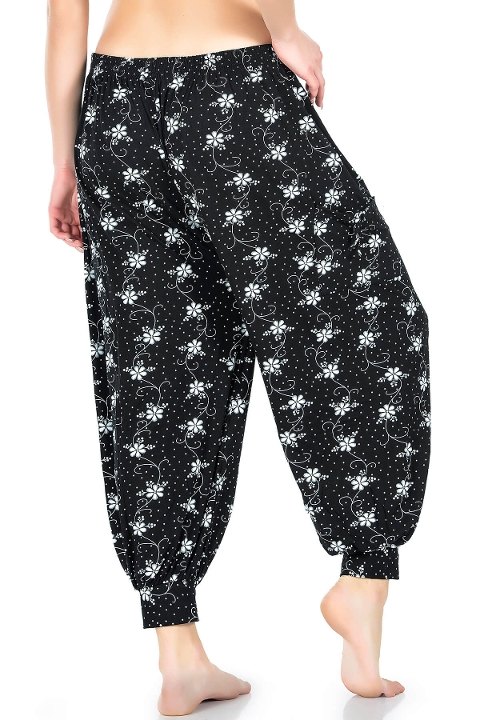 Desenli Nefes Alan Şalvar Somon Derya Kurşun 02 - Çok Renkli