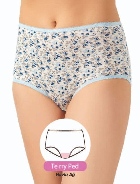 Yüksek Bel Destekli Pamuklu Külot 4'lü Paket Öztaş 21004