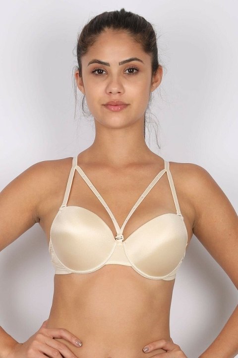 Dikiş Detaylı Destekli Sütyen Moonlight 107 - Ten